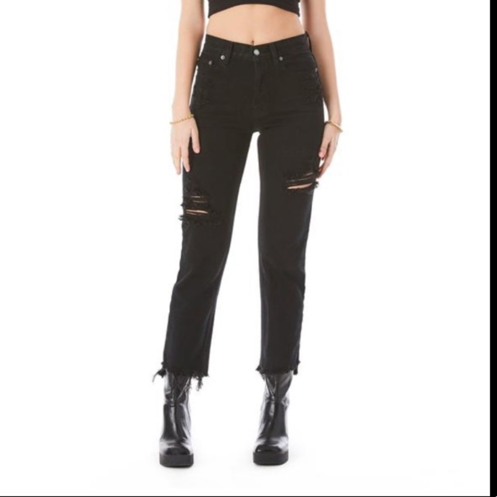 Black Mom Jeans